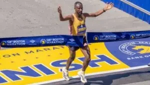 Sisay Lemma and Hellen Obiri Just Won the Boston Marathon